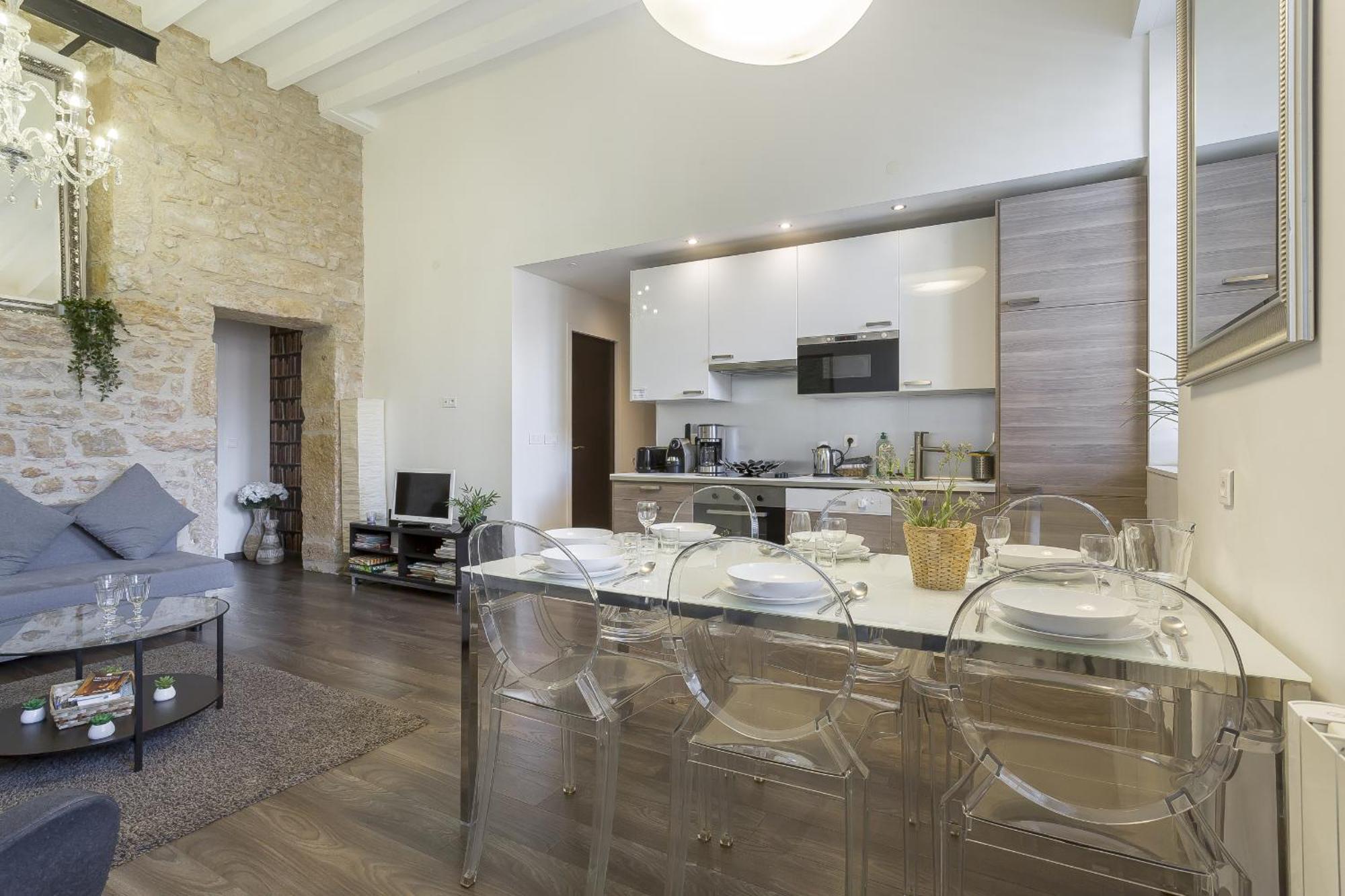דירות Le Jacquard Garage Lyon Centre Pour 2 A 8 Pers חדר תמונה